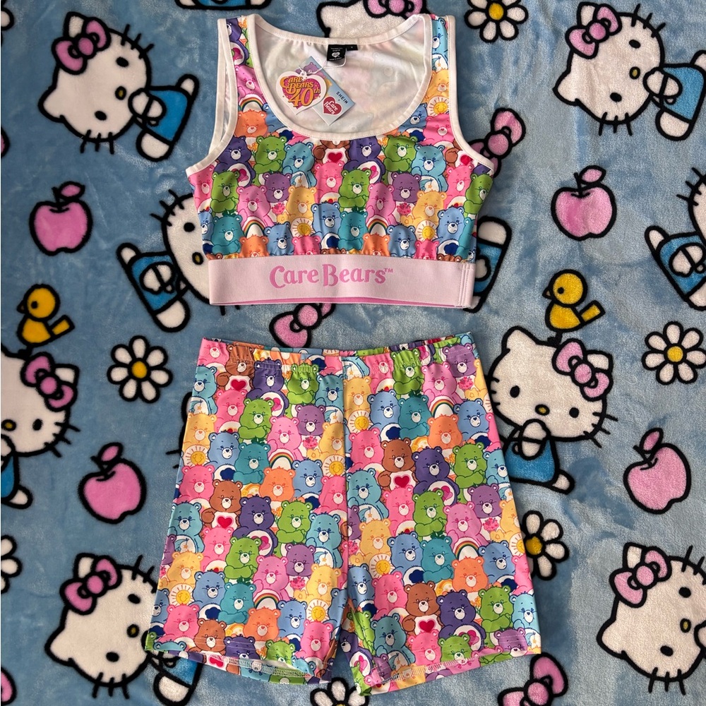 SHEIN Care Bears athletic set